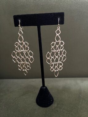 Alexis Bittar Gold tone Chainlink Dangle Earrings